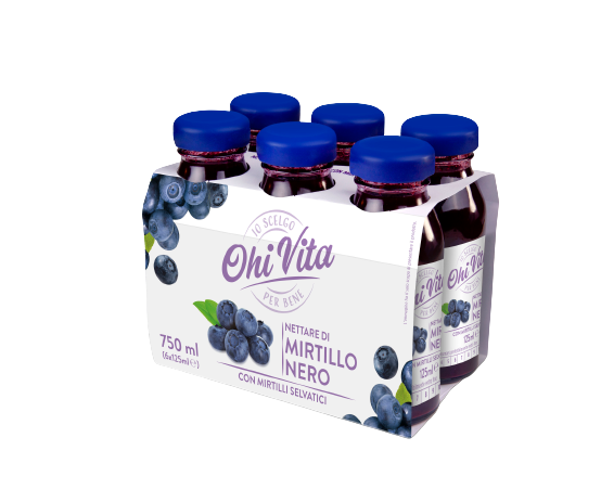 Nettare Ohi Vita Mirtillo 125X6 Bio