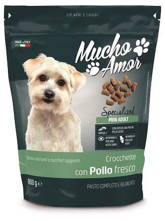 Crocc.Cane M/Amor Pollo Mini Adulti 800gr