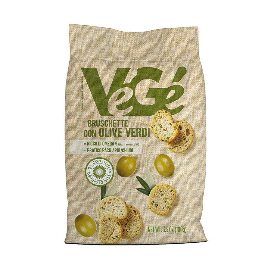 VéGé Bruschette Olive Verdi 100g