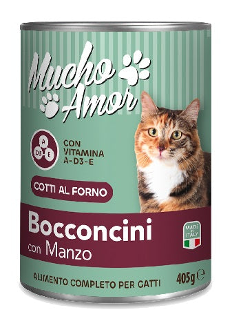 Bocc. Gatto M/Amor Manzo 405gr