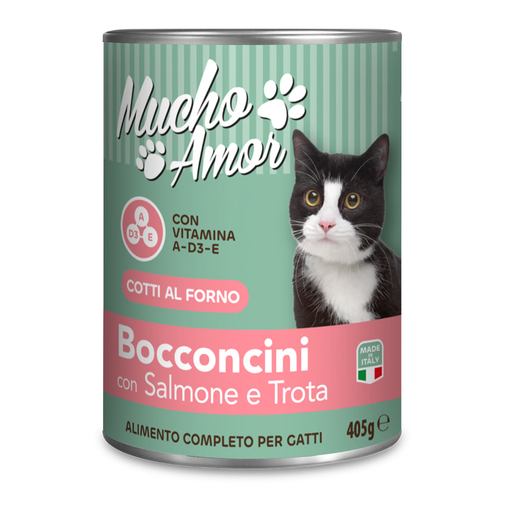 Bocc. Gatto M/Amor Sal/Trota 405gr