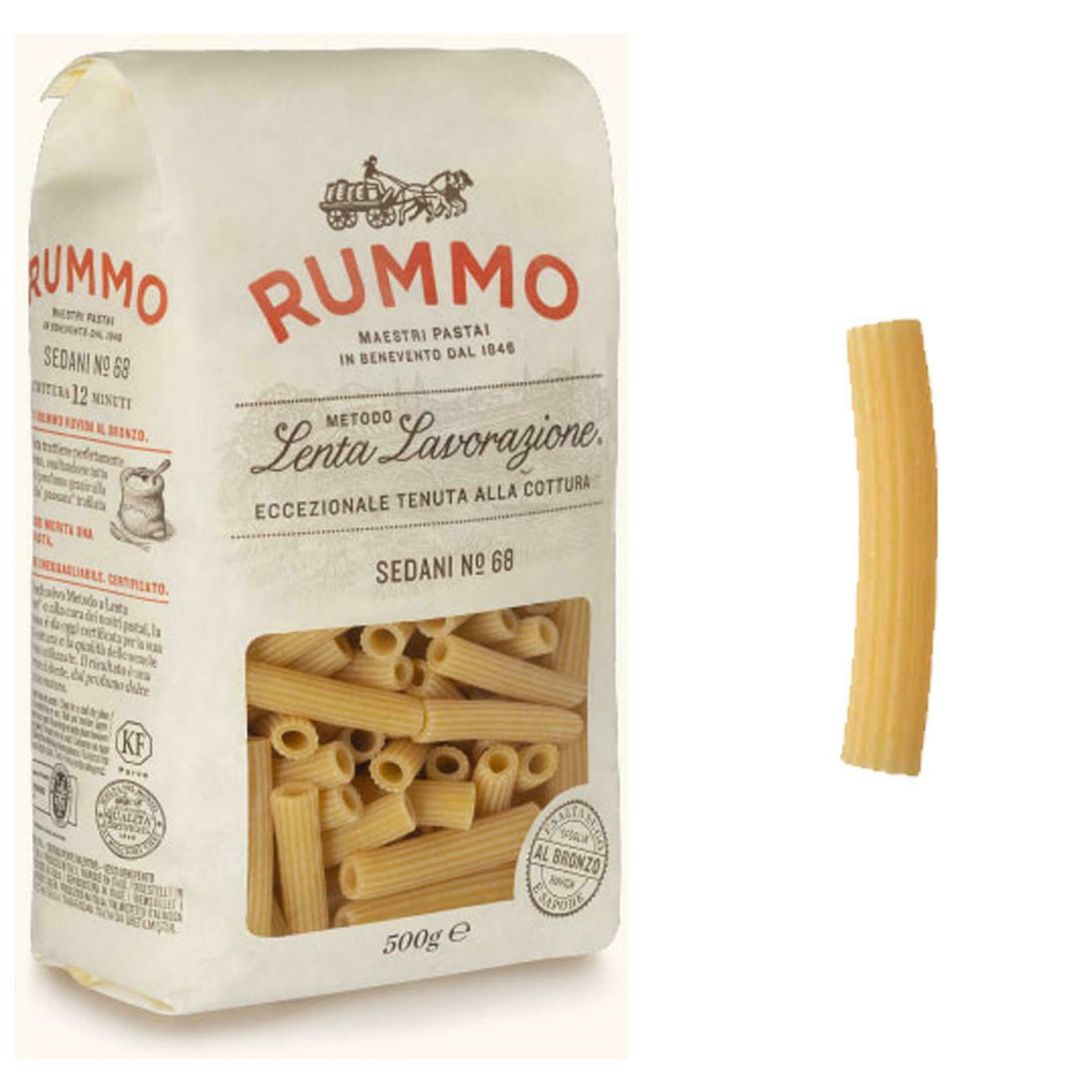 Pasta Rummo F 68 Sedani rigati 500gr