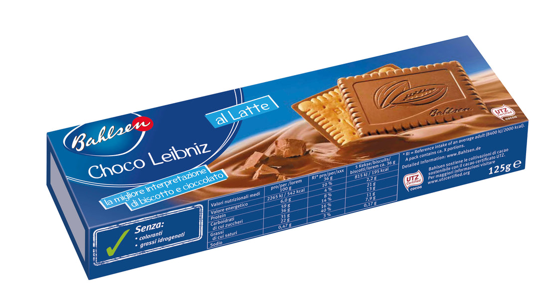 Bahl.Choco Leibniz Latte 125gr