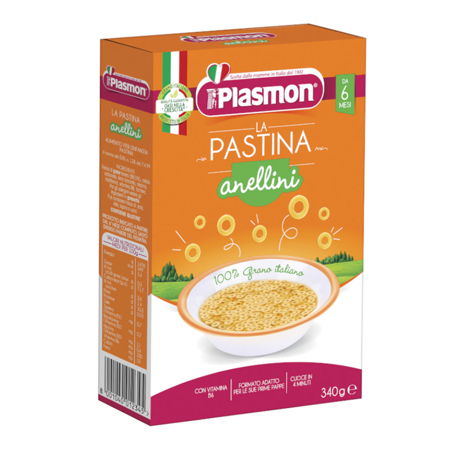 Pastina Plasmon 02 Anellini 340g