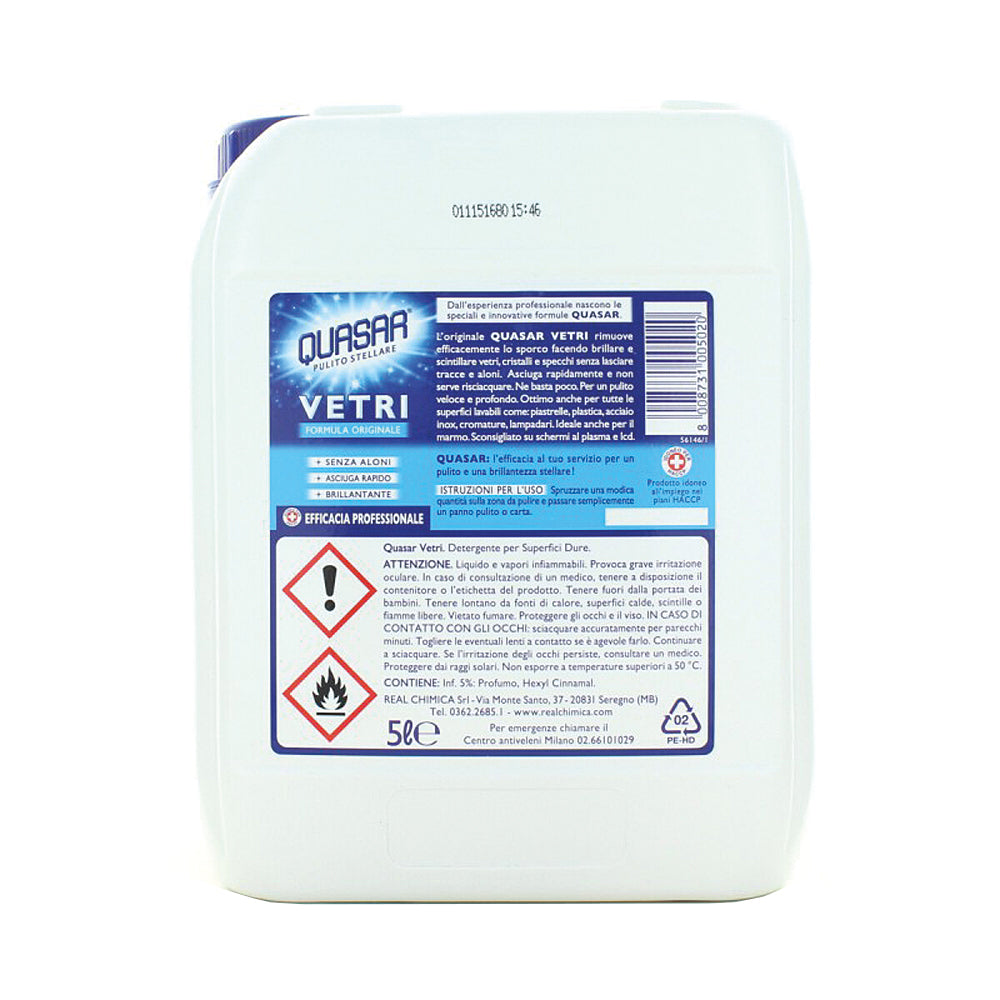 Quasar Detergente Vetri 5l