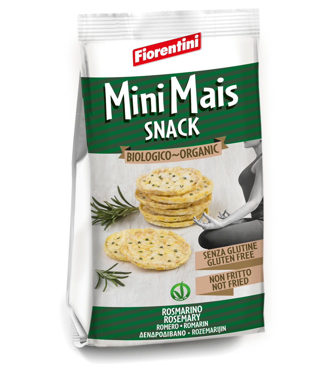 Fiorent.Snack Bio Mini Mais Rosm.50gr