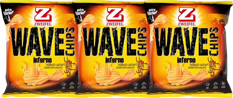 Zweifel Wave Chips Inferno 120gr