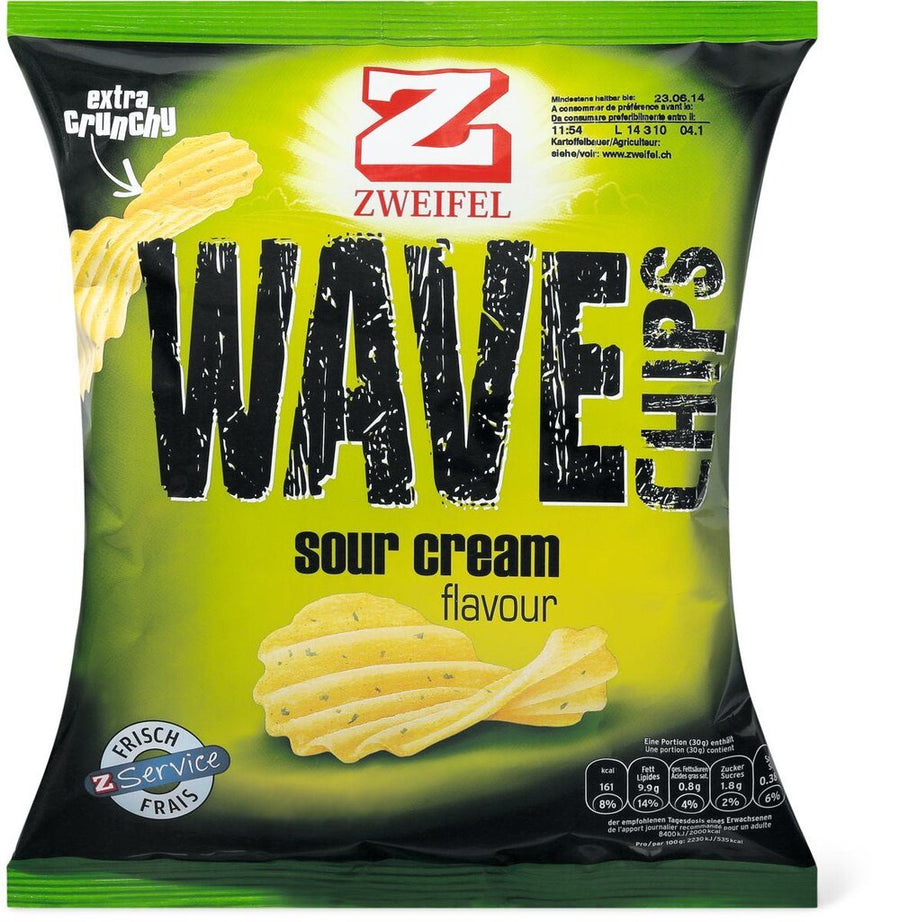Zweifel Wave Chips Sour Cream 120gr