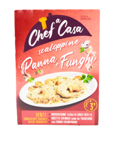 Scaloppine Panna e Funghi 220gr