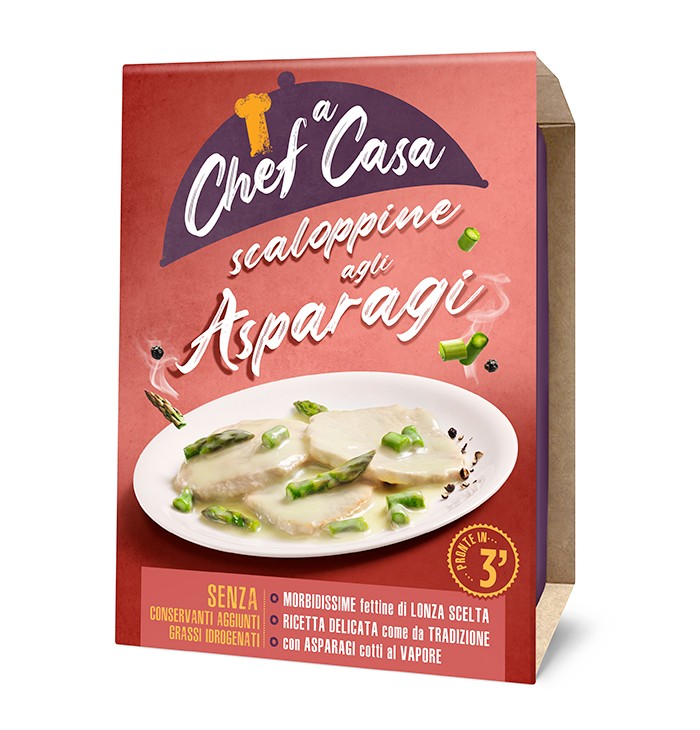 Scaloppine Asparagi Eurochef 220gr