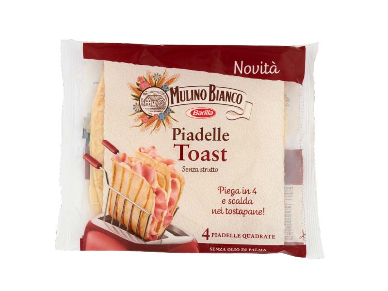 Mulino Bianco Piadelle Toast 4 pz 240g