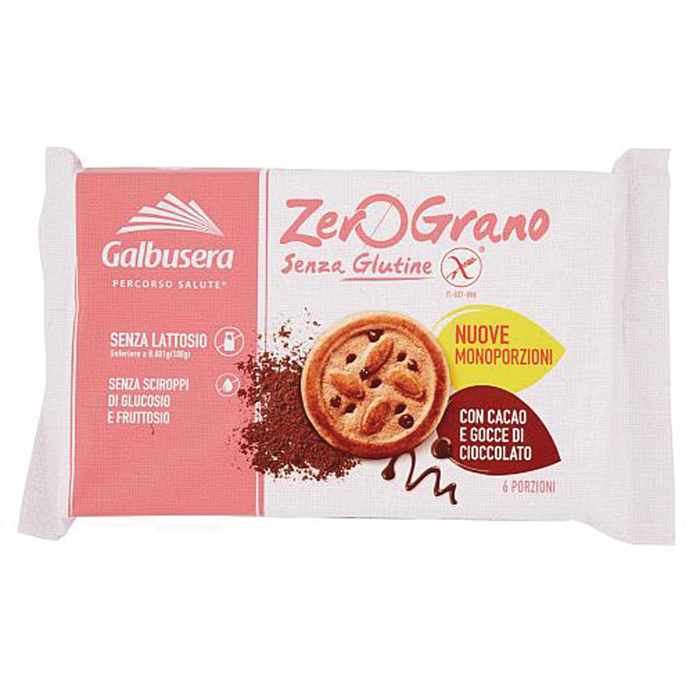Galbusera Zerograno Panna Cioccolato senza glutine 220g