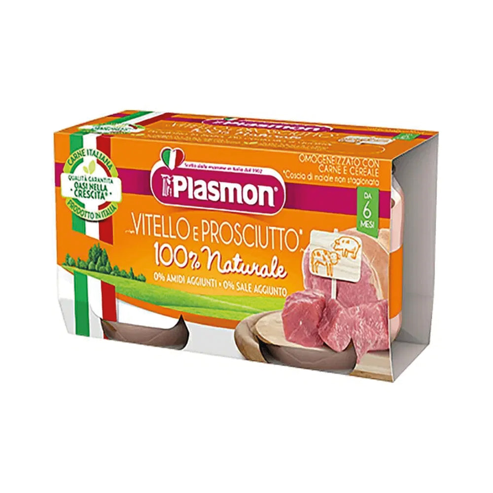 Plasmon Omogeneizzato c/Vitello e Prosciutto 2x 80g