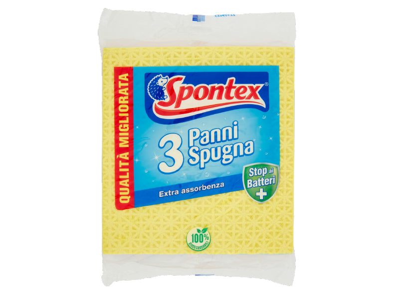 Panno Spugna Spontex 3Pz