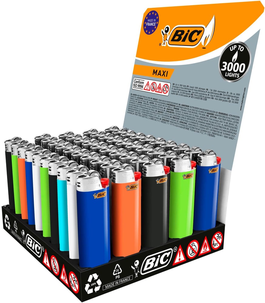 Bic Accendino maxi as.J26 50pz
