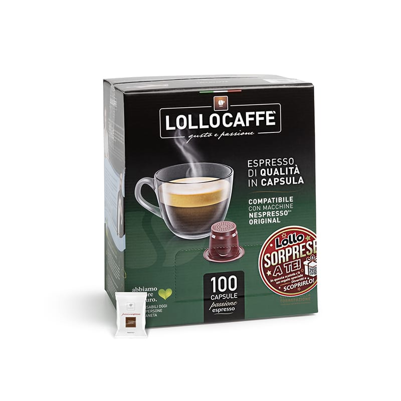 Lollo Caffè Miscela Dek 100 - Nespresso Compatibile – Aromi Di Scalzi